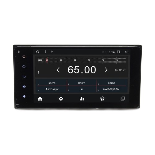 Штатная магнитола Toyota, Daihatsu универсальная 200 x 100 мм Wide Media WM-CF3048NB-1/16