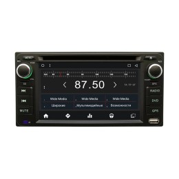 Штатная магнитола Toyota, Daihatsu универсальная 200 x 100 мм Wide Media WM-VS6A100NB-1/16