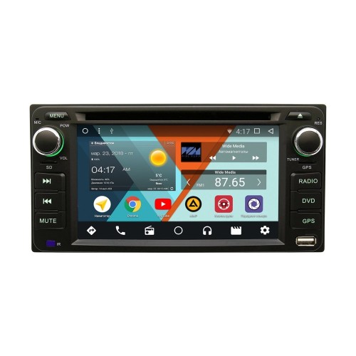 Штатная магнитола Toyota, Daihatsu универсальная 200 x 100 мм Wide Media WM-VS6A100NB-2/32