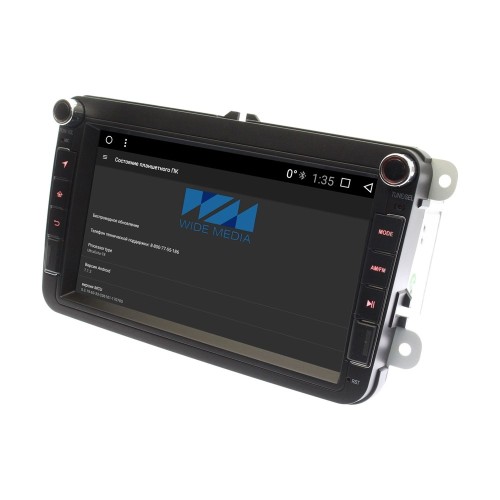 Штатная магнитола VW универсальная Wide Media WM-CF3143NC-2/32