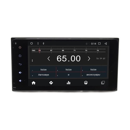 Штатная магнитола Wide Media WM-CF3048NC для Toyota, Daihatsu универсальная (200x100 мм) Android 7