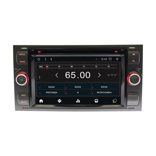 Штатная магнитола Wide Media WM-CH7A601MA для Ford универсальная Android 6.0.1