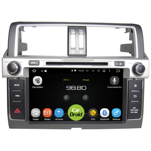 Штатная магнитола Roximo CarDroid RD-1106 для Toyota Land Cruiser Prado 150, 2013-2017 (Android 10.0)