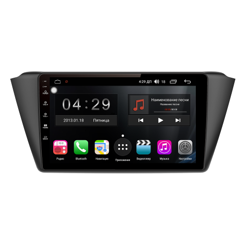 Магнитола Farcar RL2002R (S300) для Skoda Fabia на Android 9.0