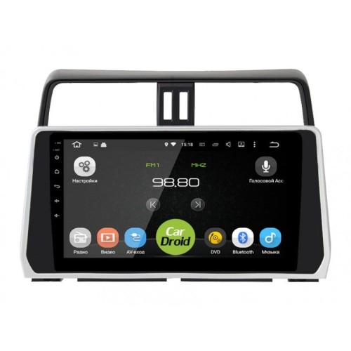 Штатная магнитола Roximo CarDroid RD-1126F Toyota LC Prado 150 2017-2020 (Android 10.0) DSP