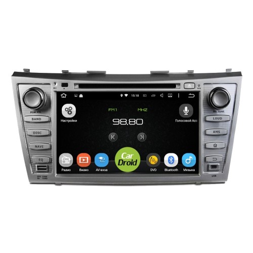 Штатная магнитола Roximo CarDroid RD-1108D для Toyota Camry V40 2006-2011 (Android 9.0) DSP