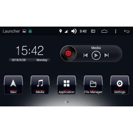 Интерфейс на Android CarMedia VAN- LEX-ES для Lexus ES
