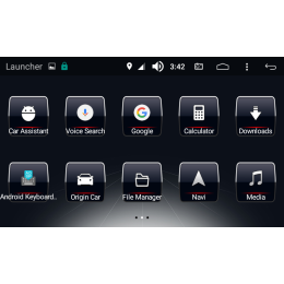 Интерфейс на Android CarMedia VAN- LEX-ES для Lexus ES