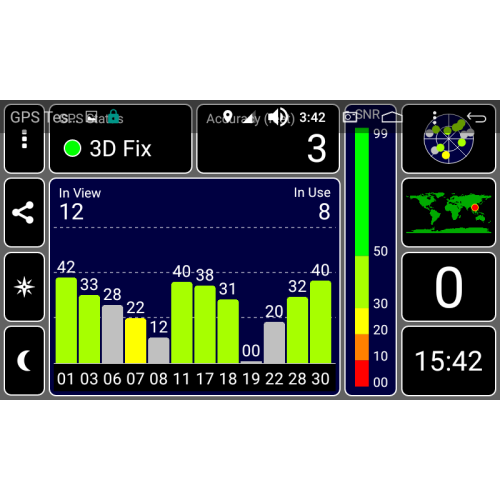 Интерфейс на Android CarMedia VAN- LEX-ES для Lexus ES