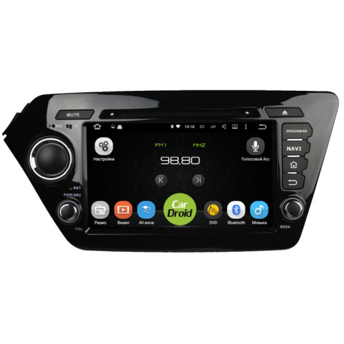 Штатная магнитола Roximo CarDroid RD-2304D для KIA Rio III 2011-2017 (Android 8.0) DSP