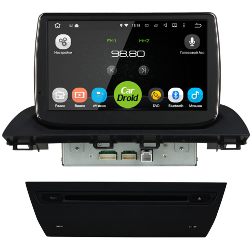 Штатная магнитола Roximo CarDroid RD-2407D для Mazda 3 2013-2017 (Android 10.0) DSP