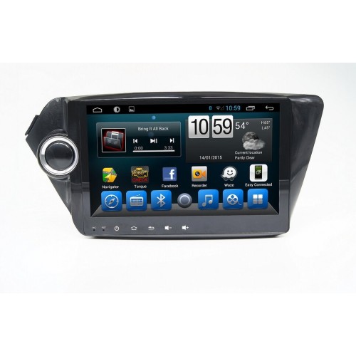 Штатная магнитола CarMedia KR-9019-T8 для Kia RIO 2011-2017 (QB) на Android 9.0