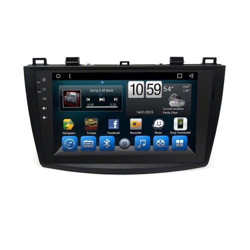Штатная магнитола CarMedia KR-9066-T8 для Mazda 3 2003-2009 (BK) на Android 9.0
