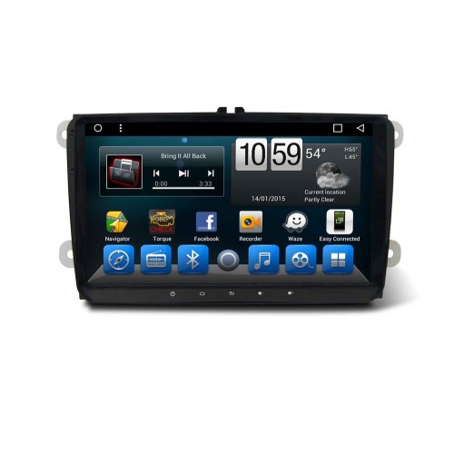 Штатная магнитола CarMedia KR-9071-T8 для Seat Altea, Leon, Alhambra на Android 9.0