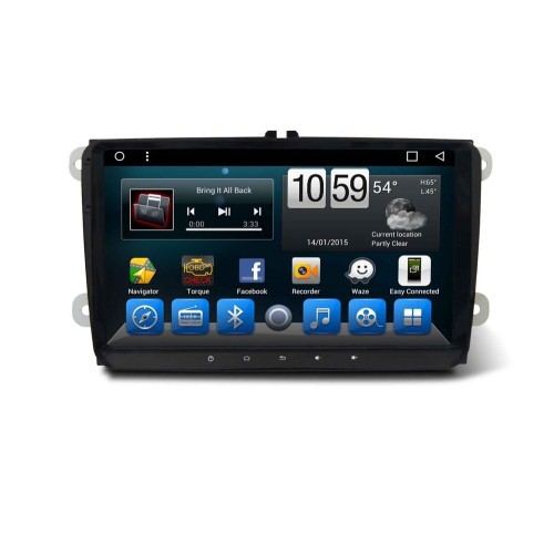 Штатная магнитола CarMedia KR-9071-T8 для Skoda Fabia, Superb, Rapid, Octavia, Yeti на Android 9.0