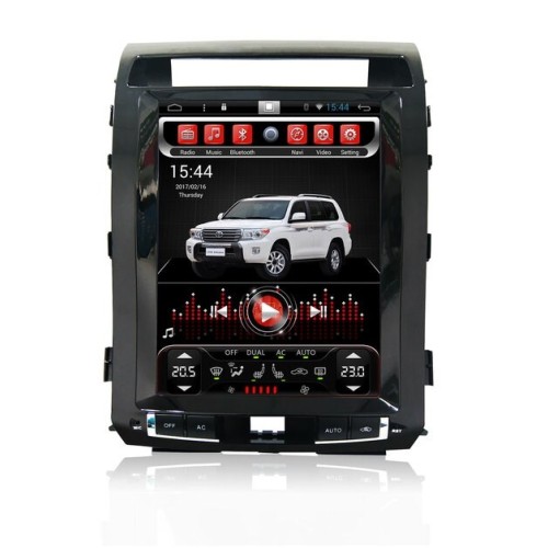 Магнитола CarMedia SP-12102-T8 Tesla-Style для Toyota Land Cruiser 200 2007-2015 купить по цене 36 900 руб.