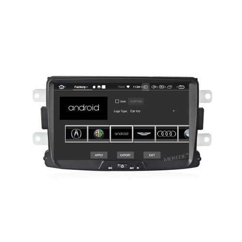 Штатная магнитола CarMedia MKD-R831-P6-8 для Lada Xray 2016+ на на Android 10.0