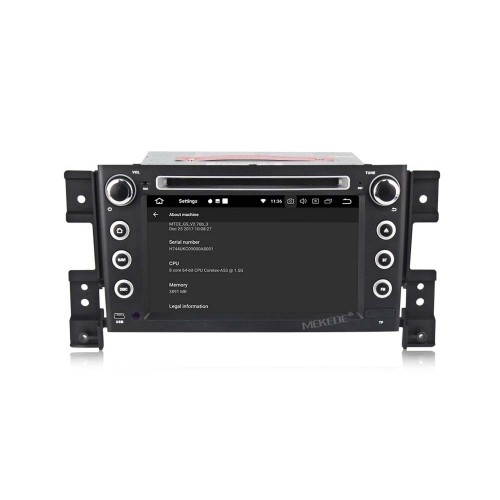 Штатная магнитола CarMedia MKD-S768-P6N для Suzuki Grand Vitara III 2005-2015 на Android 11.0