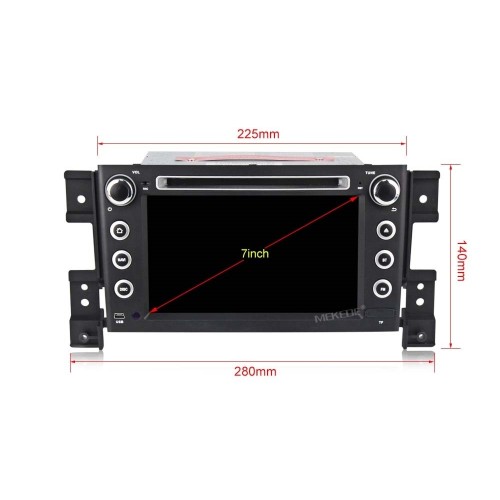 Штатная магнитола CarMedia MKD-S768-P6N для Suzuki Grand Vitara III 2005-2015 на Android 11.0