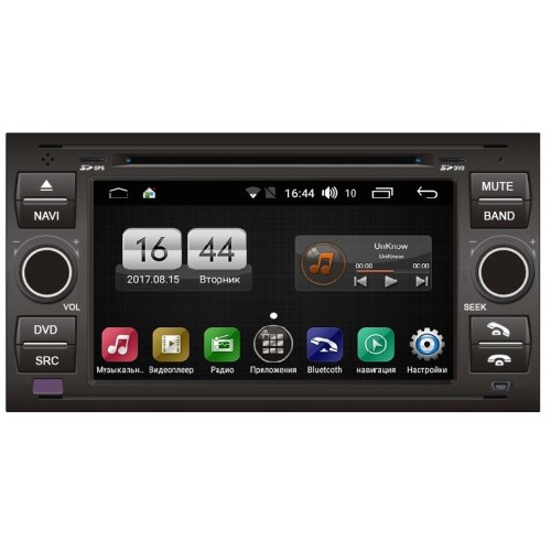 Магнитола FarCar Winca s170 для Ford Kuga, Fiesta, Fusion, C-MAX, Focus, Mondeo III, S-MAX (silver) на Android 6.0.1 (L140)