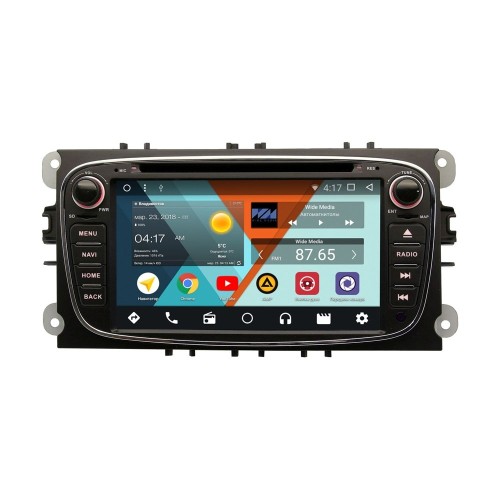 Штатная магнитола Wide Media WM-VS7A600MA для Ford Focus, C-Max, Mondeo, S-Max Android 6.0.1