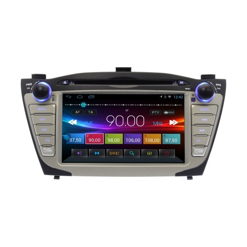 Штатная магнитола Ksize DVA-ZN7023L для Hyundai ix35, Tucson 2009-2015 на Android 4.2.2