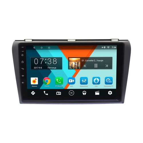 Штатная магнитола Mazda 3 (BK) 2003-2009 Wide Media MT9032MF на Android 6.0.1