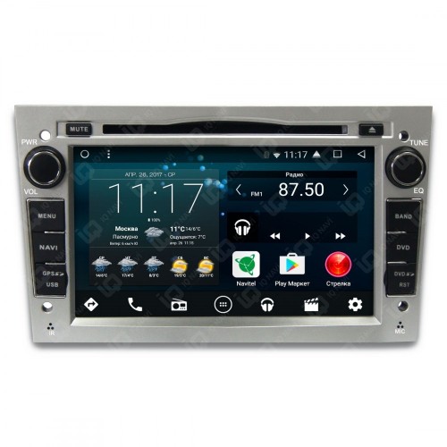 Штатная магнитола IQ NAVI D58-2201S Opel Astra. Corsa, Zafira, Vectra на Android 6.0.1 Octa-Core (8 ядер) 7