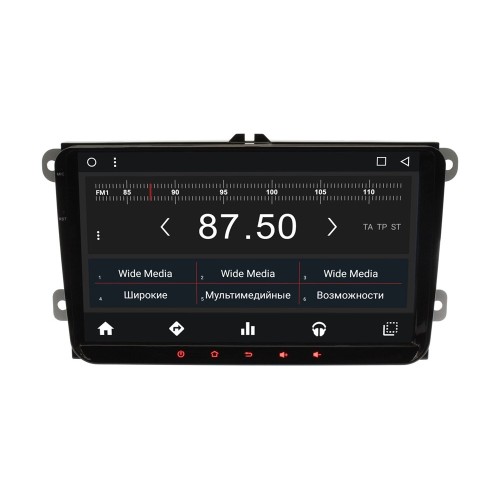 Штатная магнитола Wide Media WM-KR9071NC для Seat Altea, Leon, Alhambra Android 7.1.2