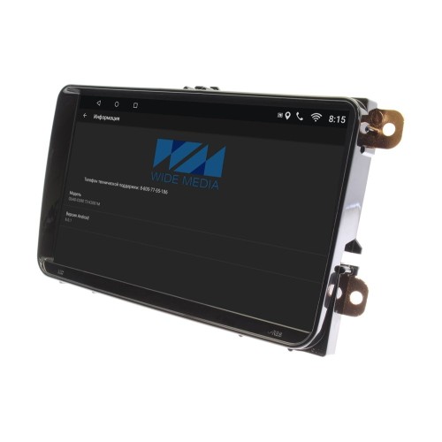 Штатная магнитола Wide Media MT9001 для Skoda универсальная на Android 6.0.1