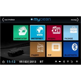 Штатное головное устройство MyDean 2804-1 SsangYong Actyon II 2013-2022