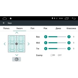 Штатная магнитола Roximo 4G RX-1103 для Toyota Corolla e160 (Android 12.0)