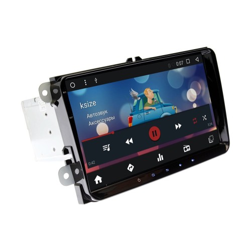 Штатная магнитола Wide Media WM-CF3021NC для Volkswagen универсальная 9