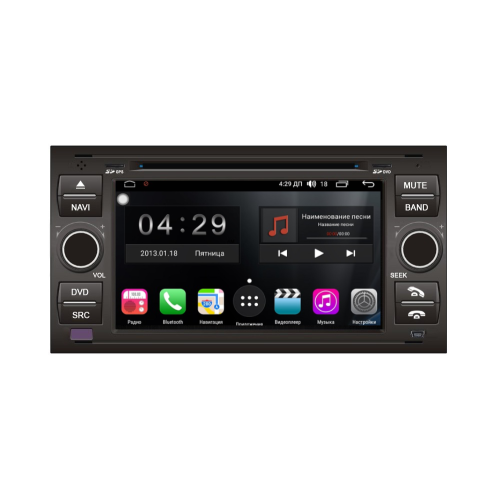 Магнитола Farcar RL140 (S300) для для Ford Kuga, Fiesta, Fusion, C-MAX, Focus, Mondeo III, S-MAX (black) на Android 9.0
