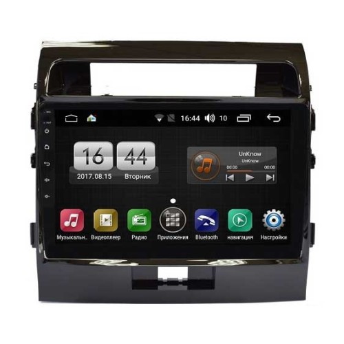 Магнитола FARCAR LX381R (S195) для Toyota Land Cruiser 200 2007-2015 на Android 8.1