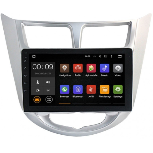 Штатная магнитола Roximo 4G RX-2003 для Hyundai Solaris I 2011-2017 (Android 12.0)