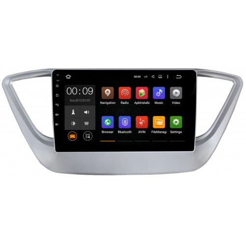 Штатная магнитола Roximo 4G RX-2011 для Hyundai Solaris II 2017-2020 (Android 12.0)