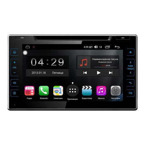 Магнитола Farcar RG588 (S300) для Toyota Hilux VIII 2015-2018 на Android 9.0