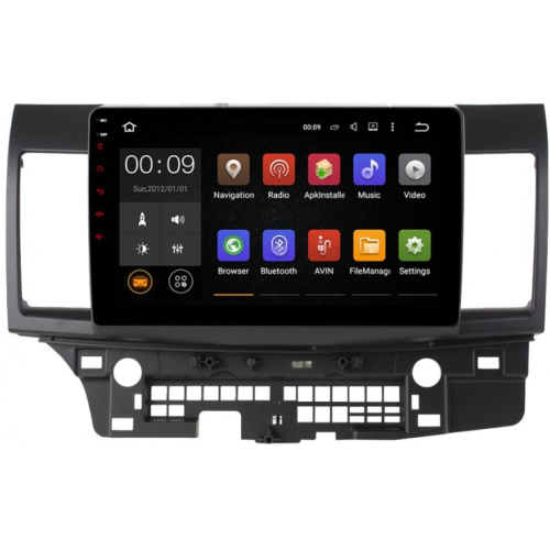 Штатная магнитола Roximo 4G RX-2612 для Mitsubishi Lancer X 2007-2019 (Android 12.0)