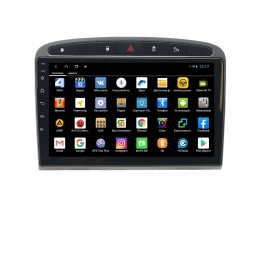 Parafar для Peugeot 308 и 408 2010-2017 серая на Android 12.0 (PF081XHD-G)