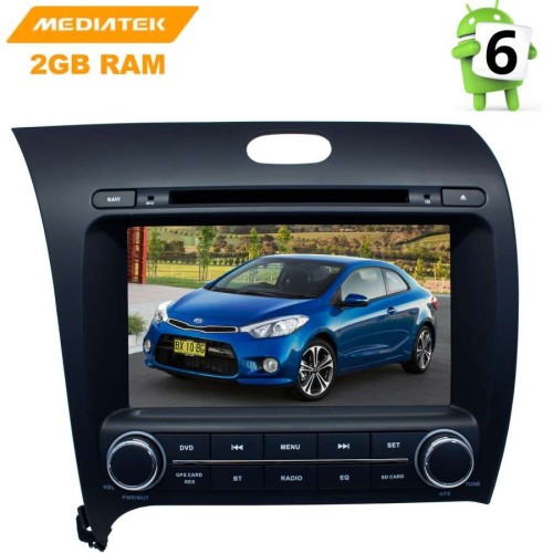 ШТАТНАЯ МАГНИТОЛА KIA CERATO, K3 C 2013 ГОДА LETRUN 2684 ANDROID 8.X MTK 4G ЭКРАН 7 ДЮЙМОВ