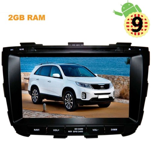 ШТАТНАЯ МАГНИТОЛА KIA SORENTO С 2013 ГОДА 8 ДЮЙМОВ ANDROID 9.X LETRUN 2719