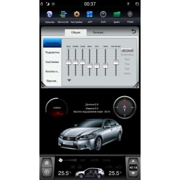 ШТАТНАЯ МАГНИТОЛА LEXUS IS 2005-2013 LETRUN 2770 ЭКРАН 9.6 ДЮЙМОВ ANDROID 7.X TESLA