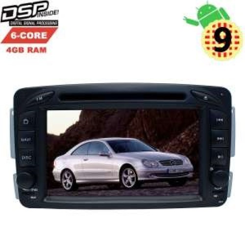 ШТАТНАЯ МАГНИТОЛА MERCEDES CLK-CLASS C209, C-CLASS W203, G-CLASS LETRUN 2821 ANDROID 9.X DSP 6 ЯДЕР