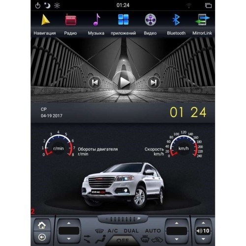 ШТАТНАЯ МАГНИТОЛА MITSUBISHI PAJERO SPORT, L200 C 2016 ГОДА LETRUN 2749 12 ДЮЙМОВ ANDROID 7.X TESLA