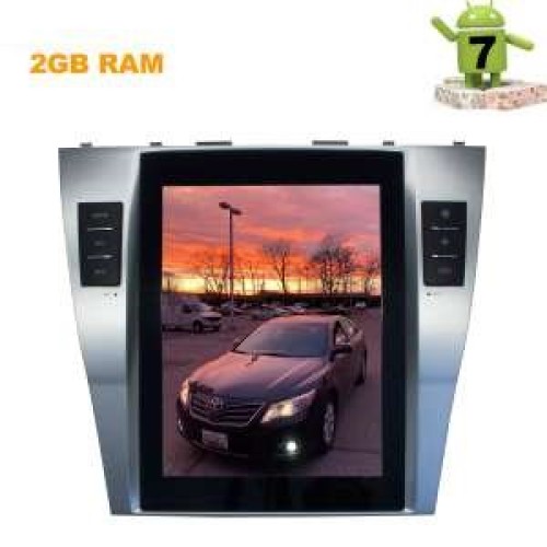 ШТАТНАЯ МАГНИТОЛА TOYOTA CAMRY 2006-2011 LETRUN 1918 9.75 ДЮЙМА ANDROID 7.X TESLA