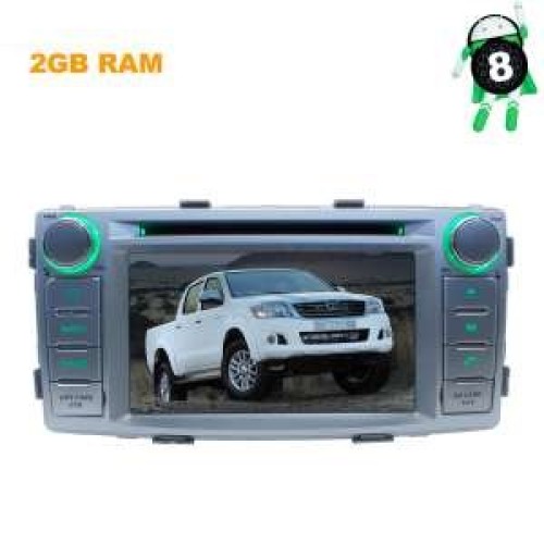 ШТАТНАЯ МАГНИТОЛА TOYOTA HILUX С 2012 ДО 2015 ГОДА LETRUN 2794 ANDROID 8.X