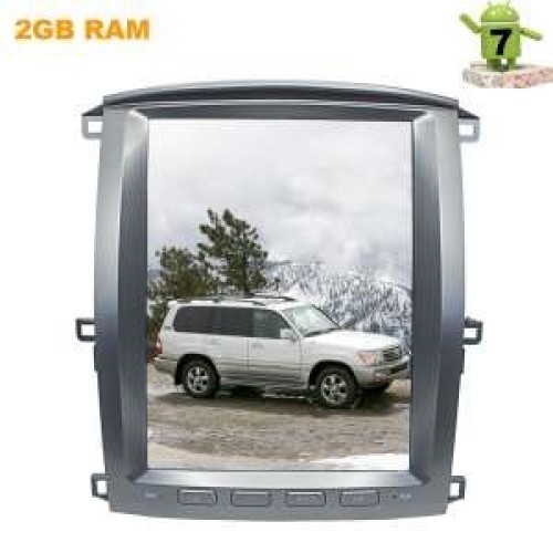 ШТАТНАЯ МАГНИТОЛА TOYOTA LAND CRUISER 100 2002-2007 Г. LETRUN 2828 12 ДЮЙМОВ ANDROID 7.X TESLA