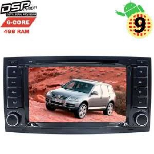 ШТАТНАЯ МАГНИТОЛА VOLKSWAGEN TOUAREG 2002-2010 MULTIVAN 2009-2015 LETRUN 2823 ANDROID 9 DSP 6 ЯДЕР