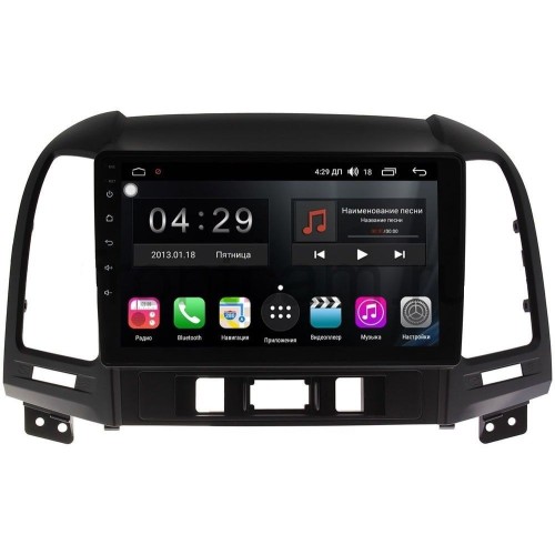 Магнитола Farcar RG008R (S300) для Hyundai Santa Fe 2006-2012 на Android 9.0